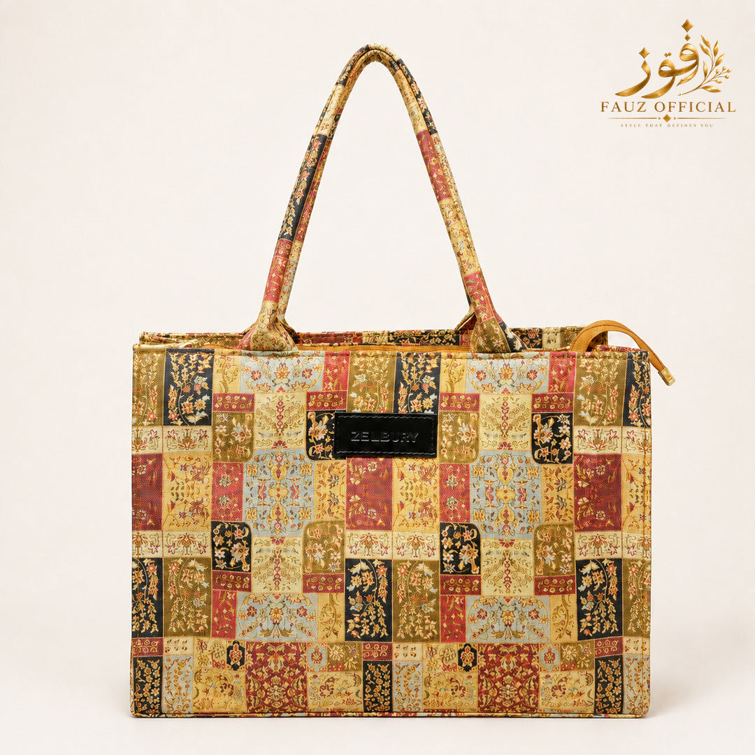 Fauz Official Heritage Patchwork Canvas Bag