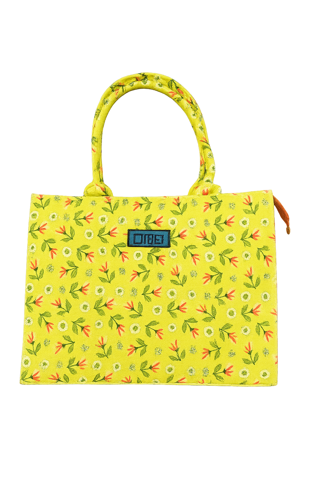 FAUZ Official Yellow Floral Canvas Tote Bag