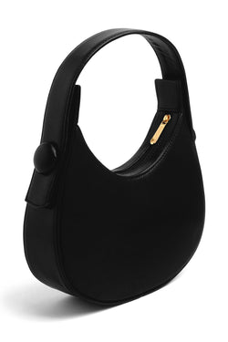 Elegant Beige Hobo Shoulder Bag