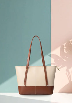 Premium Rexine Tote Bag – Stylish, Spacious & Lightweight