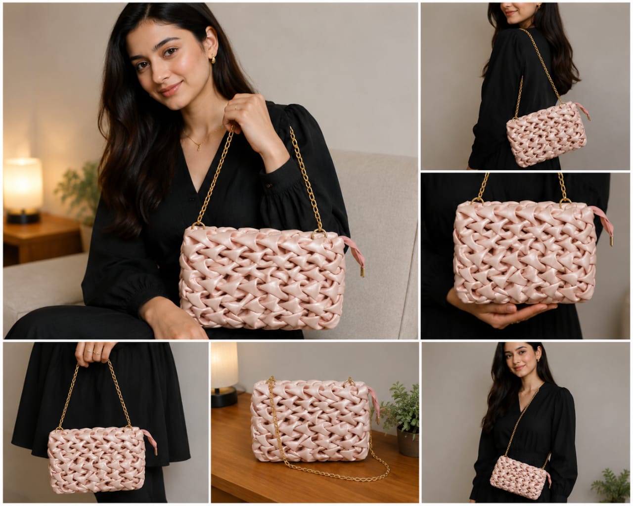 Fur Chain Crossbody Bag